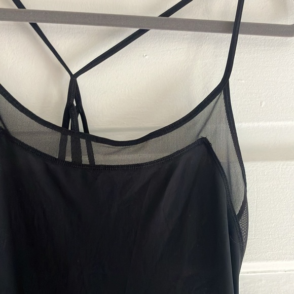 Lululemon black skinny strap tank - size 4 - Picture 2 of 6